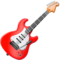 Guitar emoji on Apple